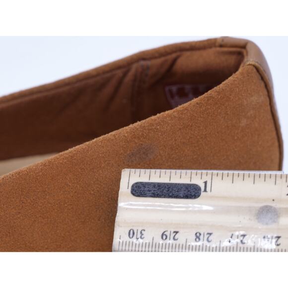 Clarks Loafers Womens 9.5 Brown Suede Slip On Shoes Tilmont Step Cap Toe Smoking - Picture 6 of 11